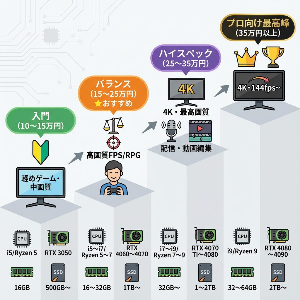 ゲーミングpcの平均価格