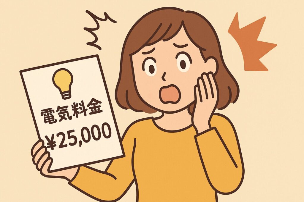 電気代が高くて驚いている人